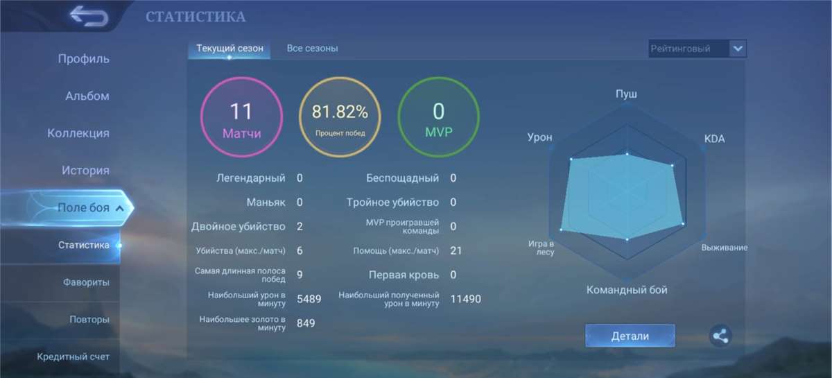 Скриншоты к игре Mobile Legends продажа аккаунта к игре Mobile Legends
